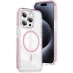 クリスタルシールド クリア磁気アクリルハイブリッド TPUスマホケース、iPhone 14 Plus用、iPhone 14 / 13用、iPhone 14 Pro用、iPhone 14 Pro Max用、iPhone 13 Pro Max用、iPhone 13 Pro用