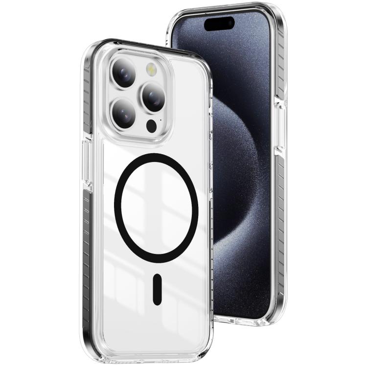 クリスタルシールド クリア磁気アクリルハイブリッド TPUスマホケース、iPhone 14 Plus用、iPhone 14 / 13用、iPhone 14 Pro用、iPhone 14 Pro Max用、iPhone 13 Pro Max用、iPhone 13 Pro用