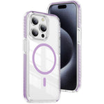 クリスタルシールド クリア磁気アクリルハイブリッド TPUスマホケース、iPhone 14 Plus用、iPhone 14 / 13用、iPhone 14 Pro用、iPhone 14 Pro Max用、iPhone 13 Pro Max用、iPhone 13 Pro用
