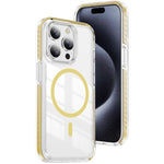 クリスタルシールド クリア磁気アクリルハイブリッド TPUスマホケース、iPhone 14 Plus用、iPhone 14 / 13用、iPhone 14 Pro用、iPhone 14 Pro Max用、iPhone 13 Pro Max用、iPhone 13 Pro用