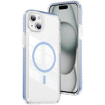 クリスタルシールド クリア磁気アクリルハイブリッド TPUスマホケース、iPhone 14 Plus用、iPhone 14 / 13用、iPhone 14 Pro用、iPhone 14 Pro Max用、iPhone 13 Pro Max用、iPhone 13 Pro用