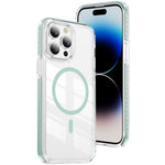 クリスタルシールド クリア磁気アクリルハイブリッド TPUスマホケース、iPhone 14 Plus用、iPhone 14 / 13用、iPhone 14 Pro用、iPhone 14 Pro Max用、iPhone 13 Pro Max用、iPhone 13 Pro用