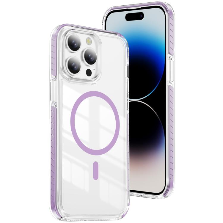 クリスタルシールド クリア磁気アクリルハイブリッド TPUスマホケース、iPhone 14 Plus用、iPhone 14 / 13用、iPhone 14 Pro用、iPhone 14 Pro Max用、iPhone 13 Pro Max用、iPhone 13 Pro用