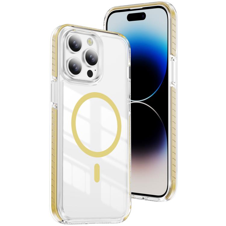 クリスタルシールド クリア磁気アクリルハイブリッド TPUスマホケース、iPhone 14 Plus用、iPhone 14 / 13用、iPhone 14 Pro用、iPhone 14 Pro Max用、iPhone 13 Pro Max用、iPhone 13 Pro用