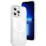 クリスタルシールド クリア磁気アクリルハイブリッド TPUスマホケース、iPhone 14 Plus用、iPhone 14 / 13用、iPhone 14 Pro用、iPhone 14 Pro Max用、iPhone 13 Pro Max用、iPhone 13 Pro用