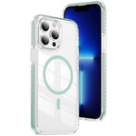 クリスタルシールド クリア磁気アクリルハイブリッド TPUスマホケース、iPhone 14 Plus用、iPhone 14 / 13用、iPhone 14 Pro用、iPhone 14 Pro Max用、iPhone 13 Pro Max用、iPhone 13 Pro用