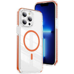 クリスタルシールド クリア磁気アクリルハイブリッド TPUスマホケース、iPhone 14 Plus用、iPhone 14 / 13用、iPhone 14 Pro用、iPhone 14 Pro Max用、iPhone 13 Pro Max用、iPhone 13 Pro用
