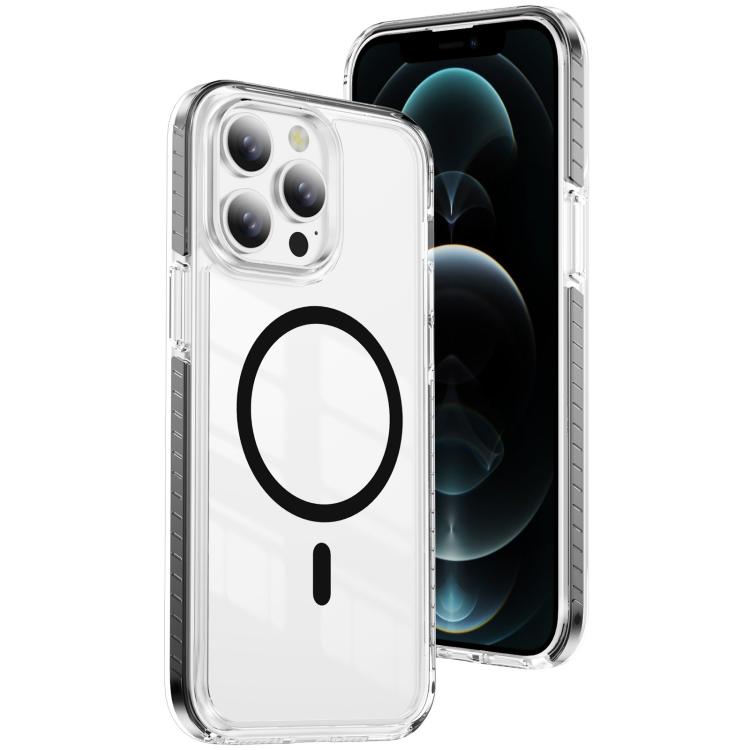クリスタルシールド クリア 磁気アクリル ハイブリッド TPU スマホケース、iPhone 12 / 12 Pro 用、iPhone 12 Pro Max 用