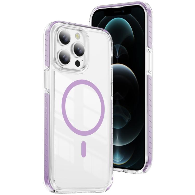 クリスタルシールド クリア 磁気アクリル ハイブリッド TPU スマホケース、iPhone 12 / 12 Pro 用、iPhone 12 Pro Max 用