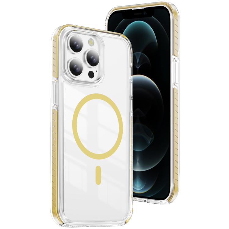 クリスタルシールド クリア 磁気アクリル ハイブリッド TPU スマホケース、iPhone 12 / 12 Pro 用、iPhone 12 Pro Max 用