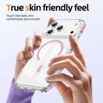 クリスタルシールド クリア磁気アクリルハイブリッド TPUスマホケース、iPhone 17 Pro Max用、iPhone 17 Pro用、iPhone 17用、iPhone Air用、iPhone 16 Pro Max用、iPhone 16 Pro用