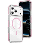 クリスタルシールド クリア磁気アクリルハイブリッド TPUスマホケース、iPhone 17 Pro Max用、iPhone 17 Pro用、iPhone 17用、iPhone Air用、iPhone 16 Pro Max用、iPhone 16 Pro用