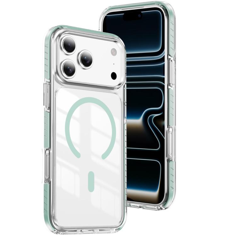 クリスタルシールド クリア磁気アクリルハイブリッド TPUスマホケース、iPhone 17 Pro Max用、iPhone 17 Pro用、iPhone 17用、iPhone Air用、iPhone 16 Pro Max用、iPhone 16 Pro用