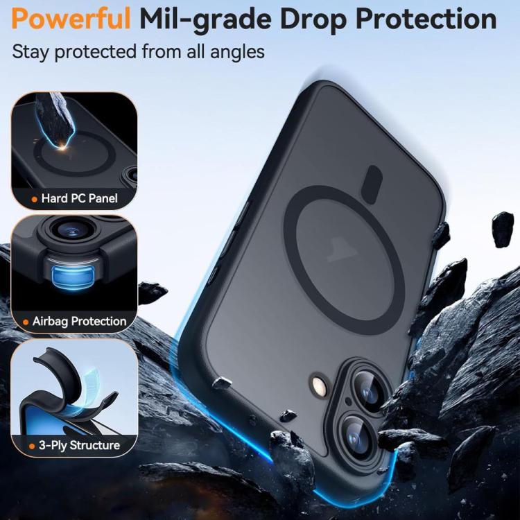 XDcase スキンフィール 磁気フロストスマホケース レンズフィルム付き、iPhone 17 Pro Max用、iPhone 17 Pro用、iPhone 17用、iPhone Air用