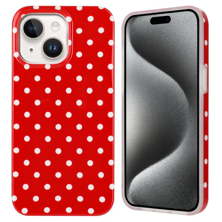 IMD カラフルドットパターン TPU全面保護スマホケース、iPhone 14用、iPhone 14 Pro用、iPhone 14 Pro Max用、iPhone 13 Pro Max用、iPhone 13 Pro用、iPhone 13用