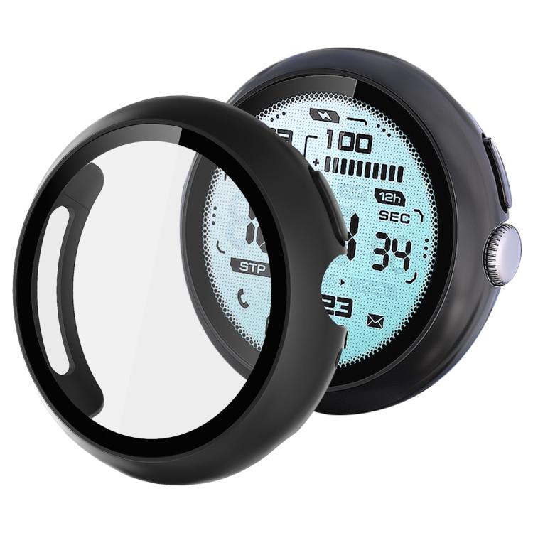 xDfind 強化フィルム 一体型オイルスプレー PCウォッチ保護カバー、Google Pixel Watch 4 / 3 45mm用、Google Pixel Watch 4 / 3 / 2 / 1 41mm用