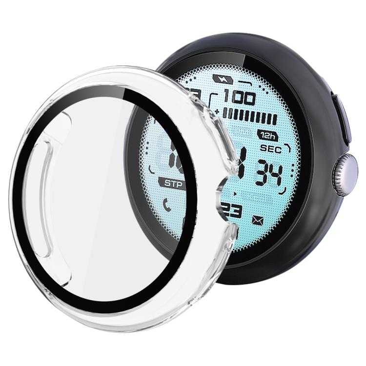 xDfind 強化フィルム 一体型オイルスプレー PCウォッチ保護カバー、Google Pixel Watch 4 / 3 45mm用、Google Pixel Watch 4 / 3 / 2 / 1 41mm用