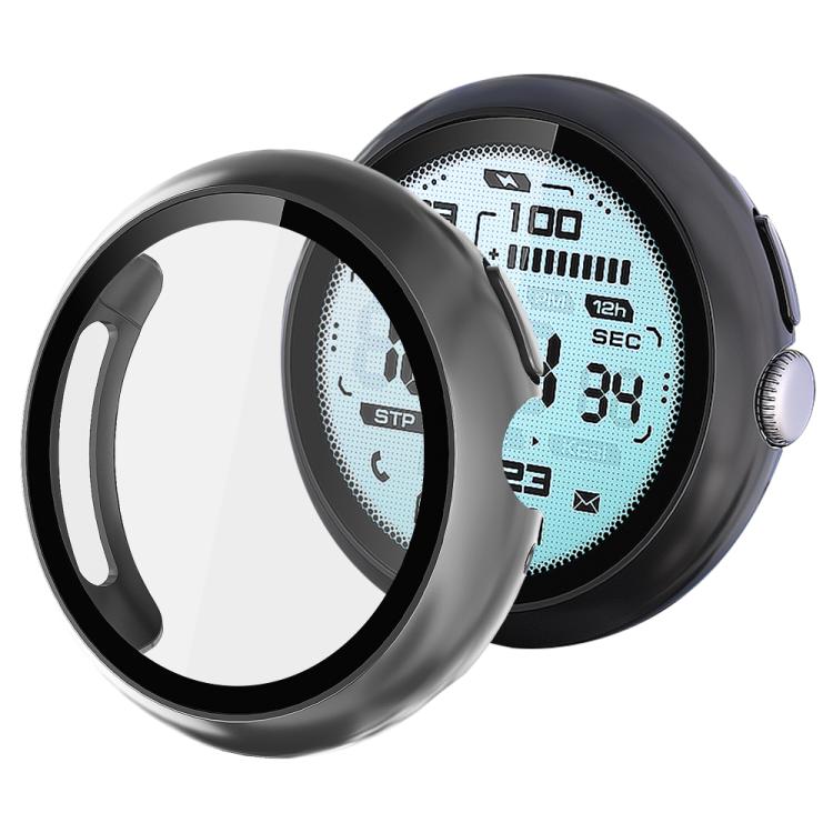xDfind 強化フィルム 一体型オイルスプレー PCウォッチ保護カバー、Google Pixel Watch 4 / 3 45mm用、Google Pixel Watch 4 / 3 / 2 / 1 41mm用
