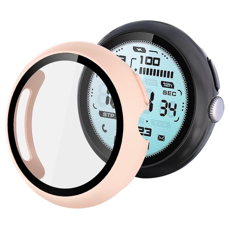 xDfind 強化フィルム 一体型オイルスプレー PCウォッチ保護カバー、Google Pixel Watch 4 / 3 45mm用、Google Pixel Watch 4 / 3 / 2 / 1 41mm用