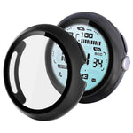 xDfind 強化フィルム 一体型オイルスプレー PCウォッチ保護カバー、Google Pixel Watch 4 / 3 45mm用、Google Pixel Watch 4 / 3 / 2 / 1 41mm用