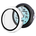 xDfind 強化フィルム 一体型オイルスプレー PCウォッチ保護カバー、Google Pixel Watch 4 / 3 45mm用、Google Pixel Watch 4 / 3 / 2 / 1 41mm用