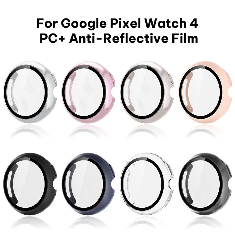 xDfind 強化フィルム 一体型オイルスプレー PCウォッチ保護カバー、Google Pixel Watch 4 / 3 45mm用、Google Pixel Watch 4 / 3 / 2 / 1 41mm用