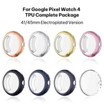 xDfind 強化ガラス一体型TPUウォッチカバー、Google Pixel Watch 4 / 3 45mm用、Google Pixel Watch 4 / 3 / 2 / 1 41mm用