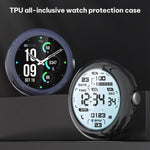 xDfind 強化ガラス一体型TPUウォッチカバー、Google Pixel Watch 4 / 3 45mm用、Google Pixel Watch 4 / 3 / 2 / 1 41mm用