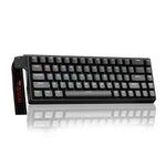 AULA WIN68HE スタンダードバージョン 68キー RGB 有線キーボード、WIN68HE ブラック グレー ウッド 磁気軸