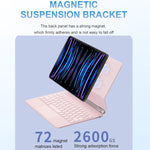 タッチパッドBluetoothキーボードレザータブレットカバー、iPad 2025 / 2022用、iPad Air 13 2025 / 2024 / Pro 12.9 2022用