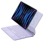 タッチパッドBluetoothキーボードレザータブレットカバー、iPad 2025 / 2022用、iPad Air 13 2025 / 2024 / Pro 12.9 2022用