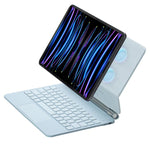 タッチパッドBluetoothキーボードレザータブレットカバー、iPad 2025 / 2022用、iPad Air 13 2025 / 2024 / Pro 12.9 2022用