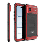 四重防護メタルハイブリッドシリコンスマホケース、iPhone 17 Pro Max用、iPhone 17 Pro用、iPhone 17用、iPhone Air用