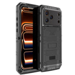 四重防護メタルハイブリッドシリコンスマホケース、iPhone 17 Pro Max用、iPhone 17 Pro用、iPhone 17用、iPhone Air用