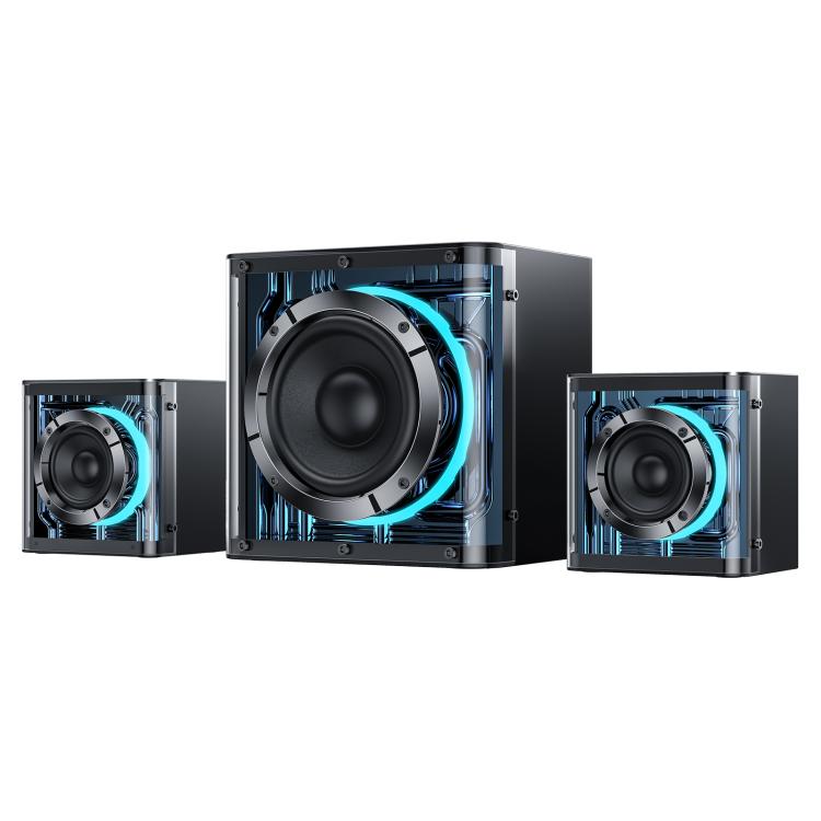 Yesido YSW41 40W 2.1チャンネルシステム カラフルRGB Bluetoothスピーカー サブウーファー、YSW41