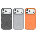 BIBERCAS 波紋テクスチャー磁気TPUスマホケース、iPhone 17 Pro Max用