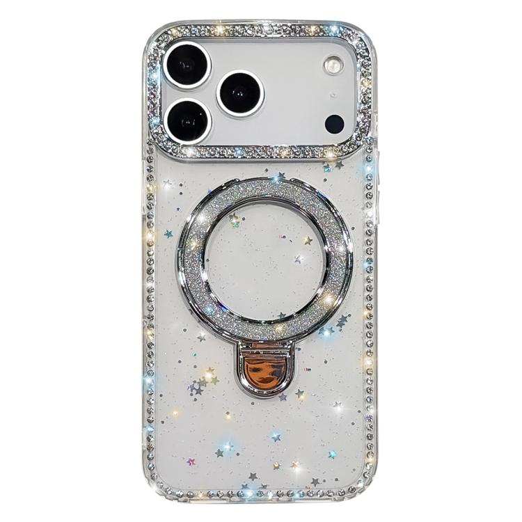 ラインストーングリッターキックスタンド両面IMDスマホケース、iPhone 17 Pro Max用、iPhone 17 Pro用、iPhone 17用、iPhone Air用、iPhone 16 Pro Max用、iPhone 16 Pro用、iPhone 16 Plus用、iPhone 16用