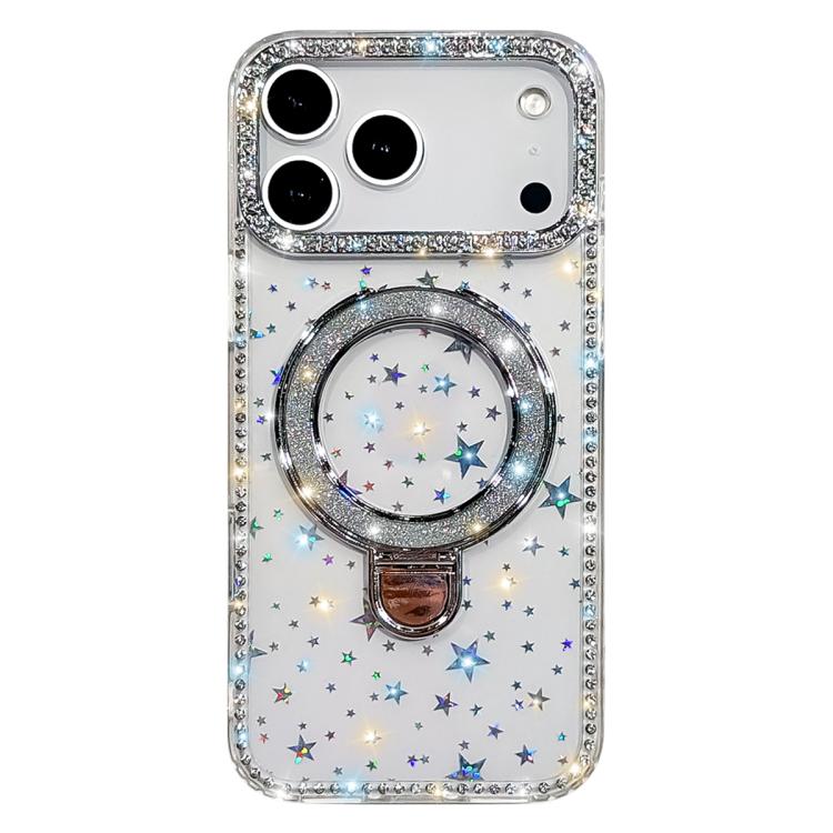 ラインストーングリッターキックスタンド両面IMDスマホケース、iPhone 17 Pro Max用、iPhone 17 Pro用、iPhone 17用、iPhone Air用、iPhone 16 Pro Max用、iPhone 16 Pro用、iPhone 16 Plus用、iPhone 16用