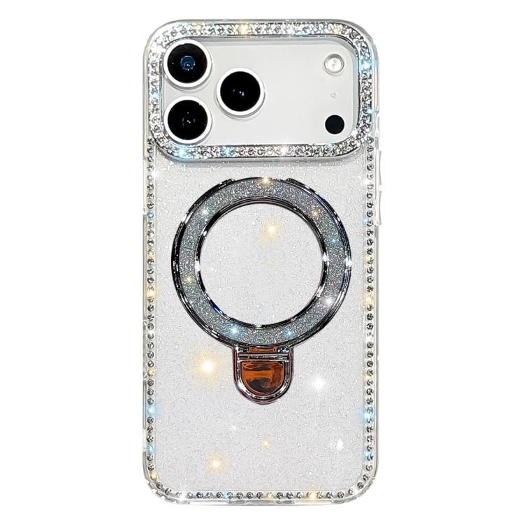 ラインストーングリッターキックスタンド両面IMDスマホケース、iPhone 17 Pro Max用、iPhone 17 Pro用、iPhone 17用、iPhone Air用、iPhone 16 Pro Max用、iPhone 16 Pro用、iPhone 16 Plus用、iPhone 16用