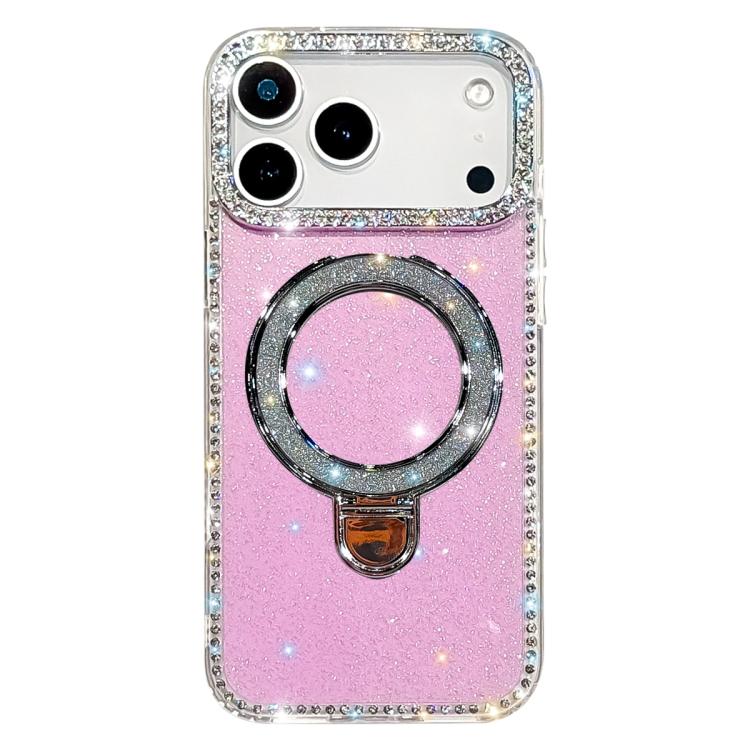 ラインストーングリッターキックスタンド両面IMDスマホケース、iPhone 17 Pro Max用、iPhone 17 Pro用、iPhone 17用、iPhone Air用、iPhone 16 Pro Max用、iPhone 16 Pro用、iPhone 16 Plus用、iPhone 16用