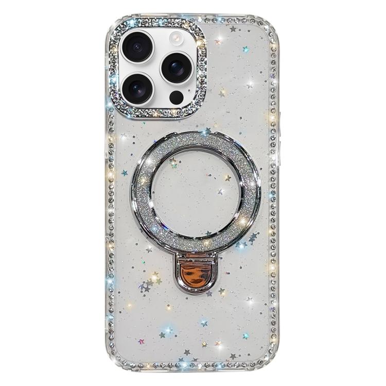 ラインストーングリッターキックスタンド両面IMDスマホケース、iPhone 17 Pro Max用、iPhone 17 Pro用、iPhone 17用、iPhone Air用、iPhone 16 Pro Max用、iPhone 16 Pro用、iPhone 16 Plus用、iPhone 16用