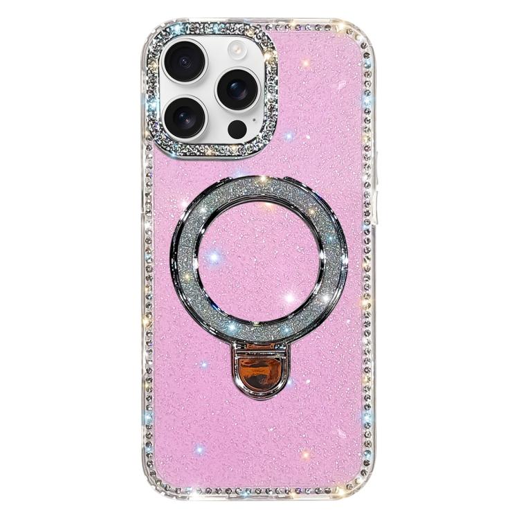 ラインストーングリッターキックスタンド両面IMDスマホケース、iPhone 17 Pro Max用、iPhone 17 Pro用、iPhone 17用、iPhone Air用、iPhone 16 Pro Max用、iPhone 16 Pro用、iPhone 16 Plus用、iPhone 16用