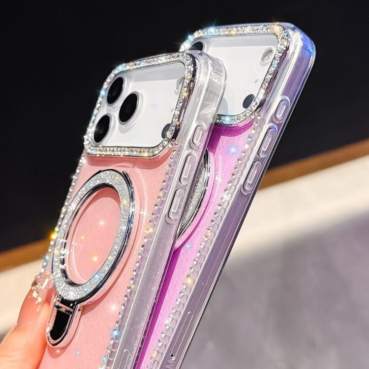 ラインストーングリッターキックスタンド両面IMDスマホケース、iPhone 17 Pro Max用、iPhone 17 Pro用、iPhone 17用、iPhone Air用、iPhone 16 Pro Max用、iPhone 16 Pro用、iPhone 16 Plus用、iPhone 16用