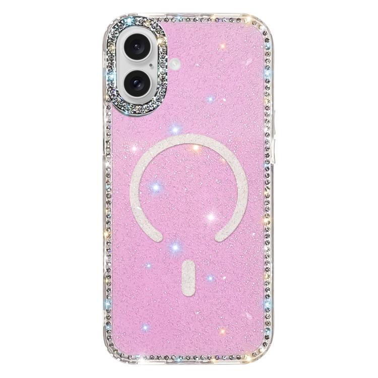 ラインストーン両面IMD PCハイブリッドTPU磁気スマホケース、iPhone 17 Pro Max用、iPhone 17 Pro用、iPhone 17用、iPhone Air用、iPhone 16 Pro Max用、iPhone 16 Pro用、iPhone 16 Plus用、iPhone 16用