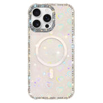 ラインストーン両面IMD PCハイブリッドTPU磁気スマホケース、iPhone 17 Pro Max用、iPhone 17 Pro用、iPhone 17用、iPhone Air用、iPhone 16 Pro Max用、iPhone 16 Pro用、iPhone 16 Plus用、iPhone 16用