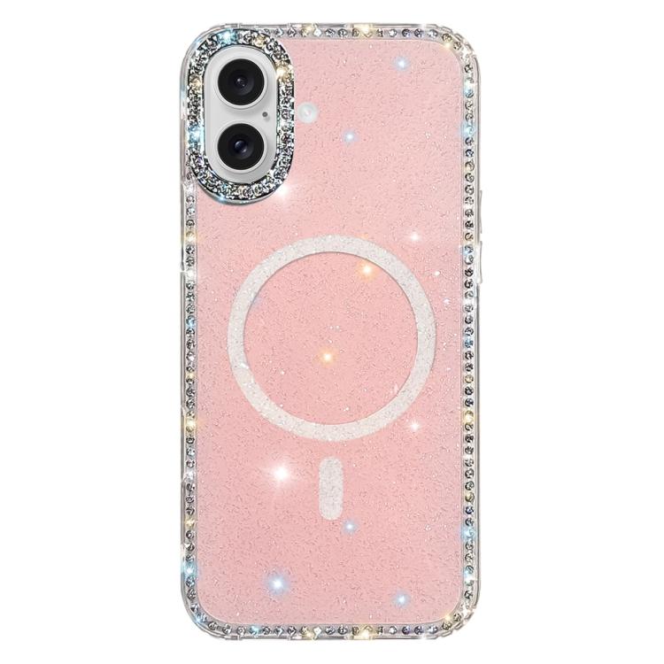 ラインストーン両面IMD PCハイブリッドTPU磁気スマホケース、iPhone 17 Pro Max用、iPhone 17 Pro用、iPhone 17用、iPhone Air用、iPhone 16 Pro Max用、iPhone 16 Pro用、iPhone 16 Plus用、iPhone 16用
