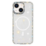 ラインストーン両面IMD PCハイブリッドTPU磁気スマホケース、iPhone 15 Pro Max用、iPhone 15 Pro用、iPhone 15用、iPhone 14用、iPhone 14 Pro用、iPhone 14 Pro Max用、iPhone 13 Pro Max用、iPhone 13 Pro用