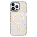 ラインストーン両面IMD PCハイブリッドTPU磁気スマホケース、iPhone 15 Pro Max用、iPhone 15 Pro用、iPhone 15用、iPhone 14用、iPhone 14 Pro用、iPhone 14 Pro Max用、iPhone 13 Pro Max用、iPhone 13 Pro用