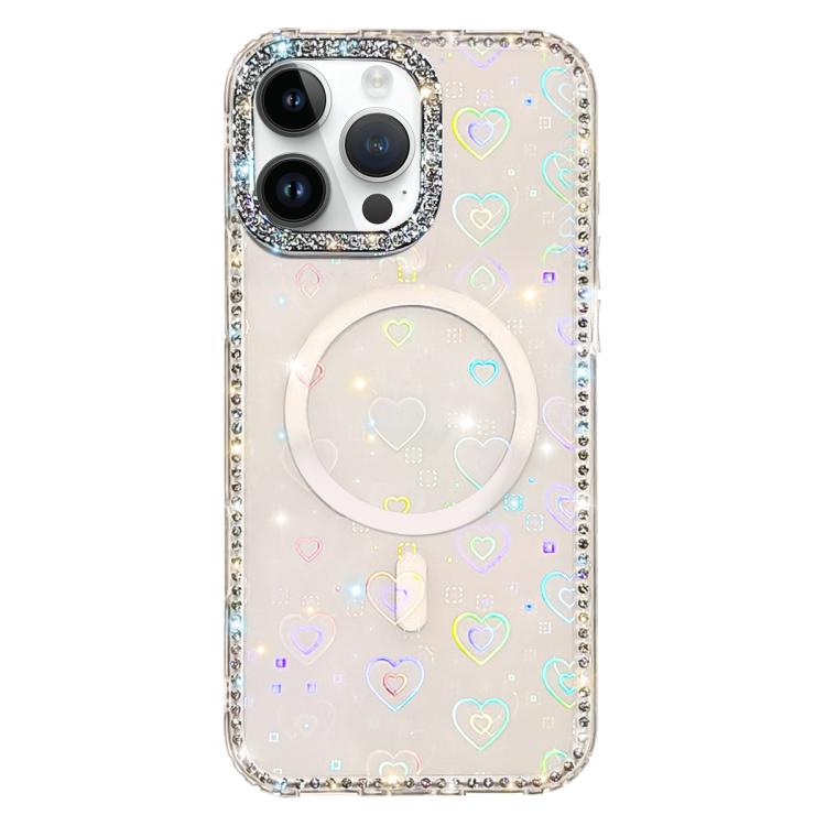 ラインストーン両面IMD PCハイブリッドTPU磁気スマホケース、iPhone 15 Pro Max用、iPhone 15 Pro用、iPhone 15用、iPhone 14用、iPhone 14 Pro用、iPhone 14 Pro Max用、iPhone 13 Pro Max用、iPhone 13 Pro用