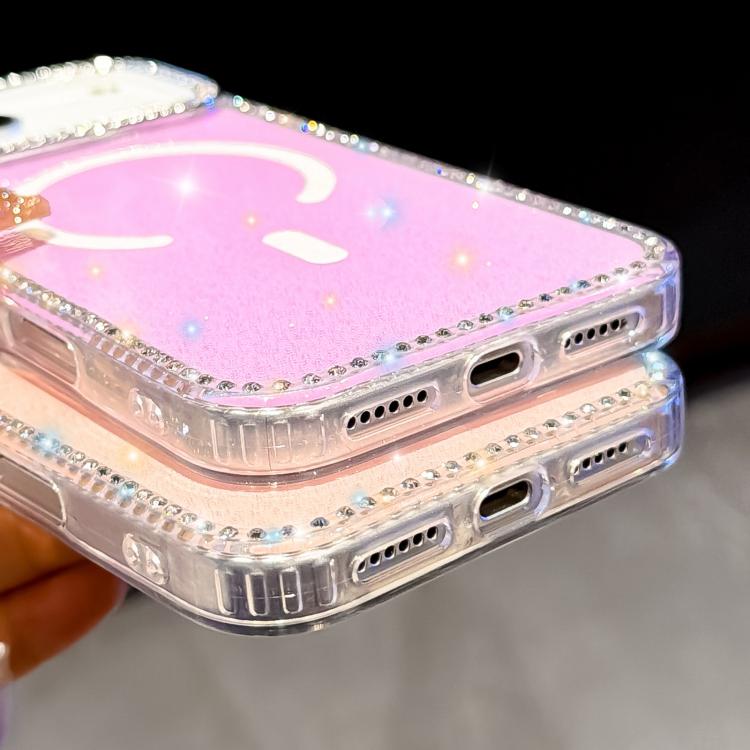 ラインストーン両面IMD PCハイブリッドTPU磁気スマホケース、iPhone 15 Pro Max用、iPhone 15 Pro用、iPhone 15用、iPhone 14用、iPhone 14 Pro用、iPhone 14 Pro Max用、iPhone 13 Pro Max用、iPhone 13 Pro用
